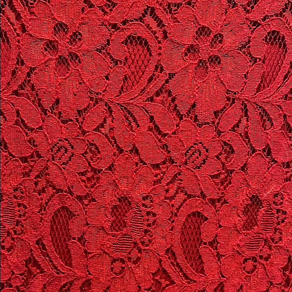 EXPRESS ❤️ Red Dress - With Lace Details - Picture 7 of 13